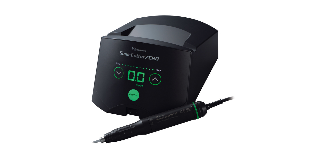 NAKANISHI Nakanishi US-40C Set Ultrasonic cutting knife set｜Sonic Cutter ZERO precision cutting machine