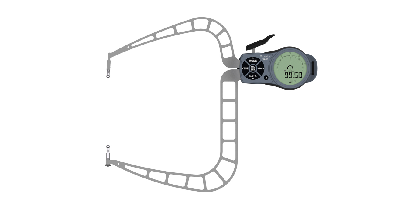 K450 Electronic external test card gauge