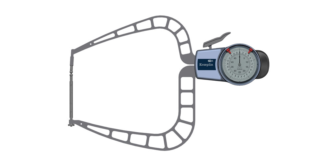 K450 Electronic external test card gauge