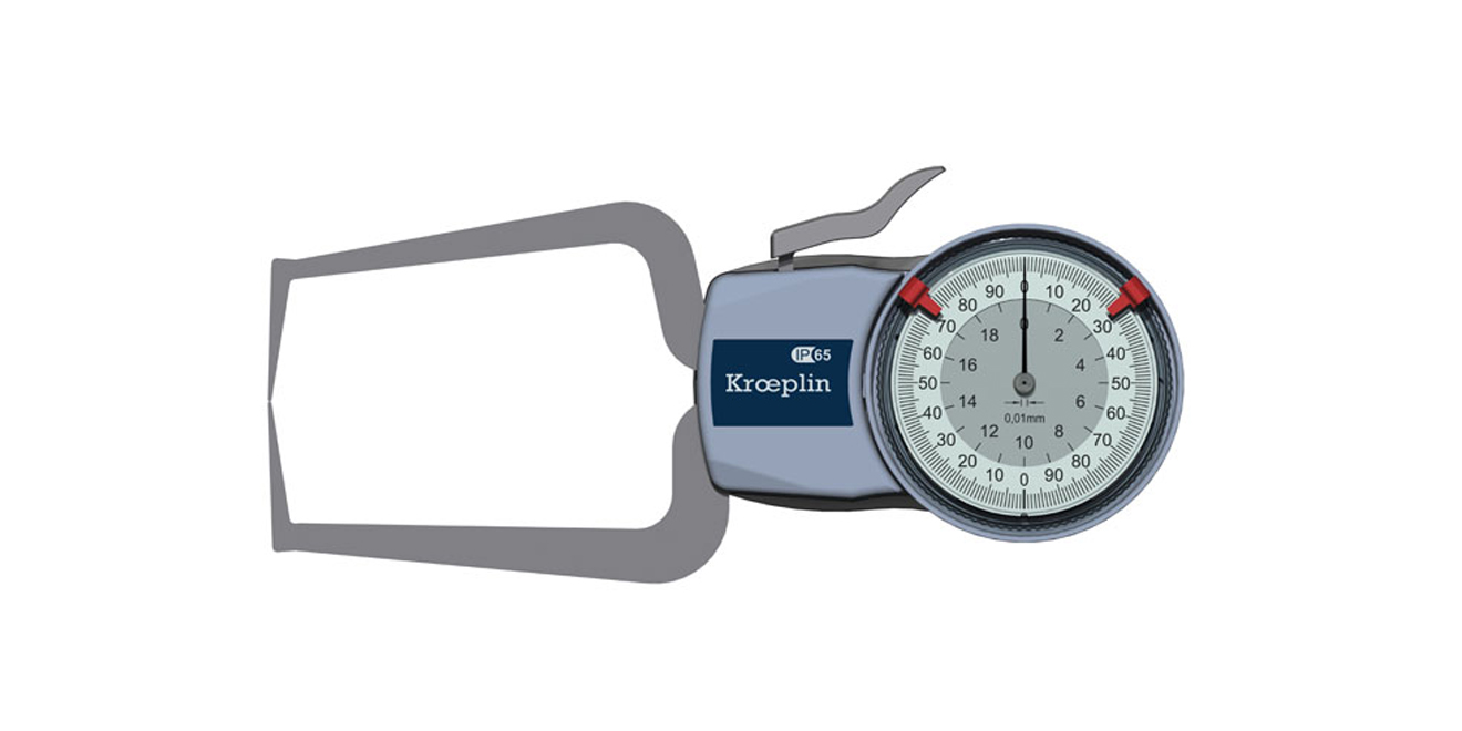 K110 Mechanical external measuring snap gauge