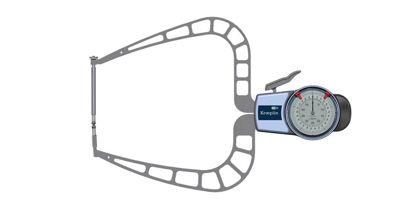 K450 Electronic external test card gauge