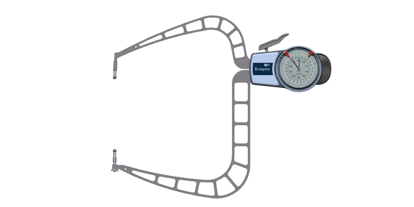 K450 Electronic external test card gauge