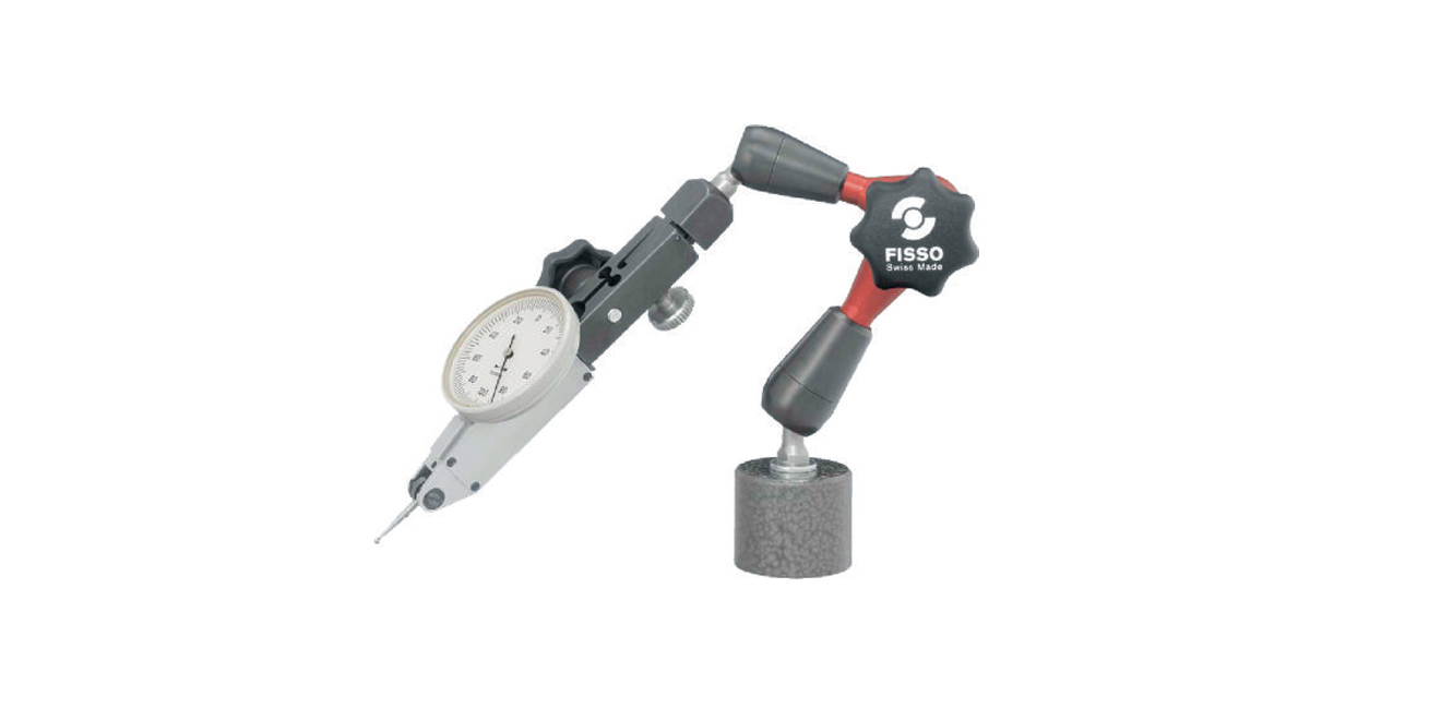 FISSO XS-13F+TMS Small precision-adjustable universal magnetic watch base