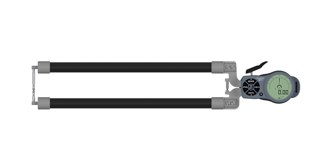 KROEPLIN 15-K8R100 — Electronic pipe wall thickness measuring snap gauge