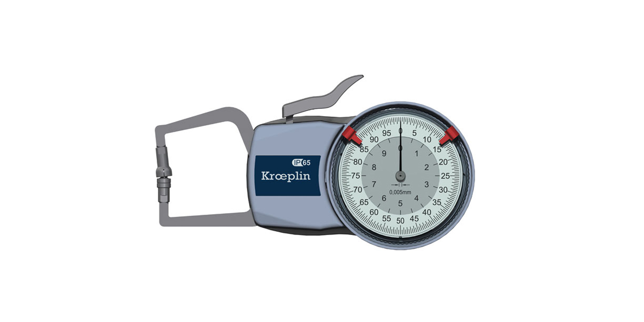 K110T Electronic foam and foil measuring snap gauges