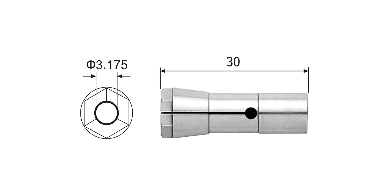 NAKANISHI Nakanishi CHR-3.175 precision collet | NR50-5100ATC spindle dedicated
